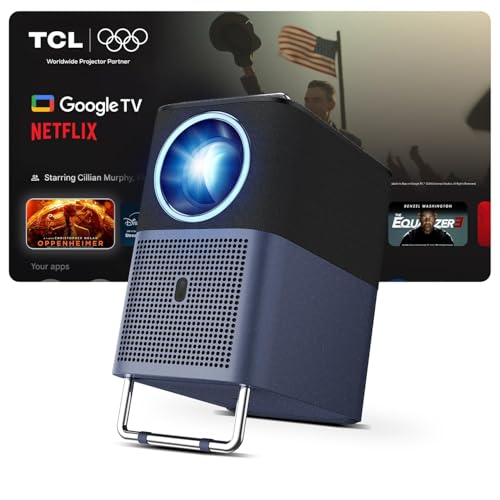 TCL A1s Smart Projector 4K Support, Compatible with Google TV